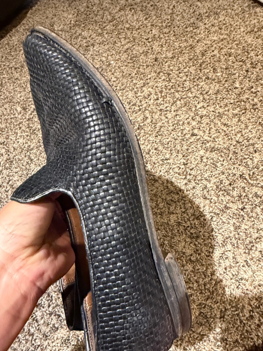 Vintage Crockett & Jones Men's Black Kensington 2 Leather Slip-On Loafers - Picture 10 of 11